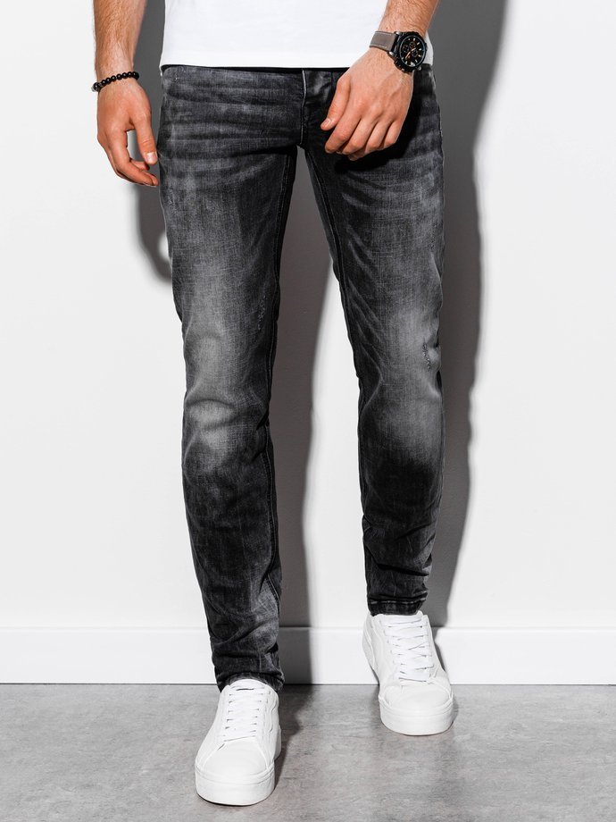 Брюки мужские джинсовые – черные P860
