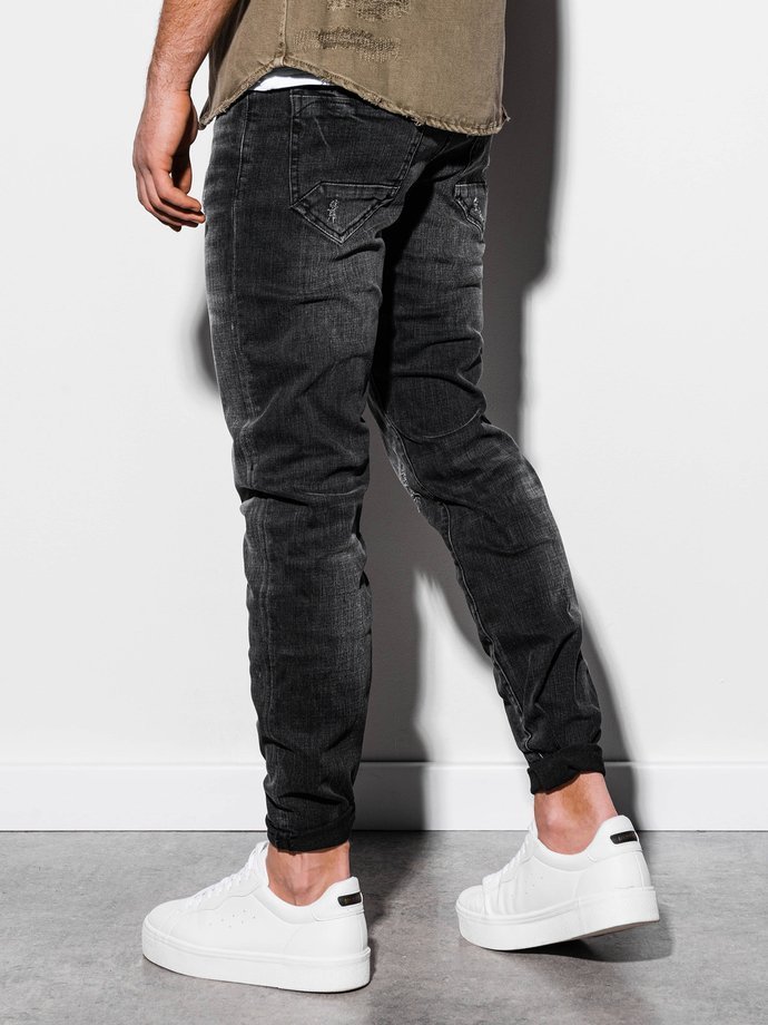 Брюки мужские джинсовые P855 – черные