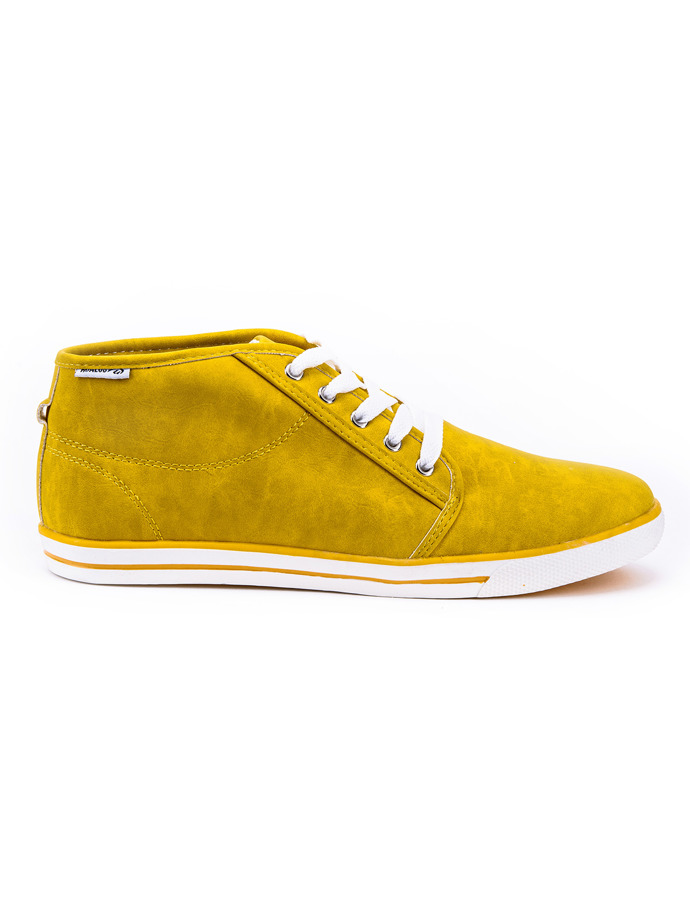 Мужские ботинки T013 - жёлтые