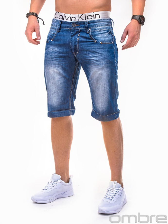 Мужские брюки P348 - джинсовые
