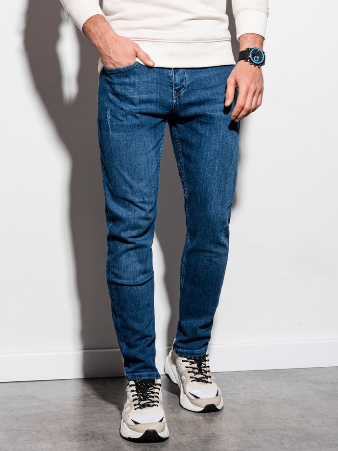 Мужские джинсовые штаны - синий P940