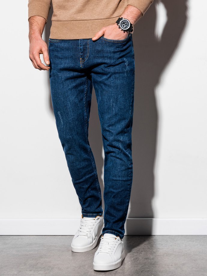 Мужские джинсовые штаны - синий P940