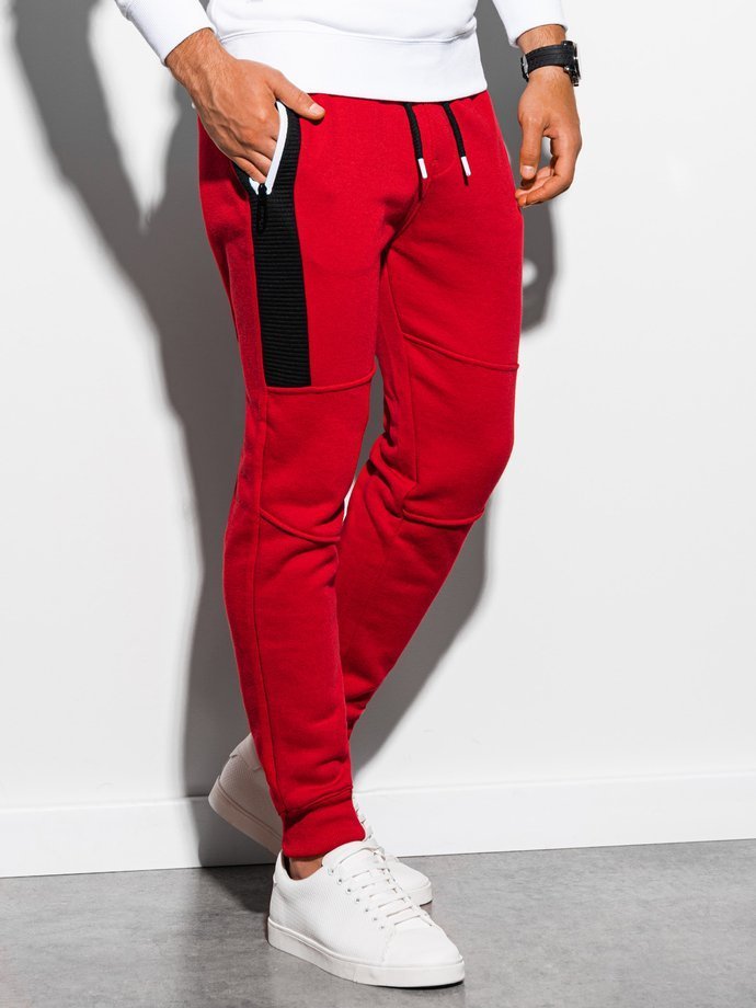 Мужские спортивные штаны - красный P903