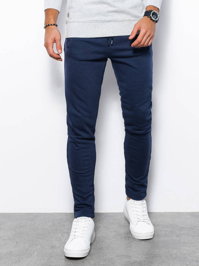Мужские спортивные штаны - темно-синий P1004