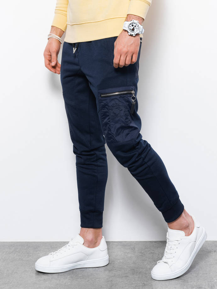 Мужские спортивные штаны - темно-синий P917