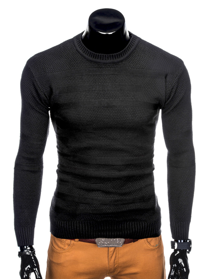 Мужской свитер – черный Е135