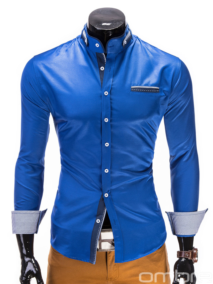Рубашка – синяя К211
