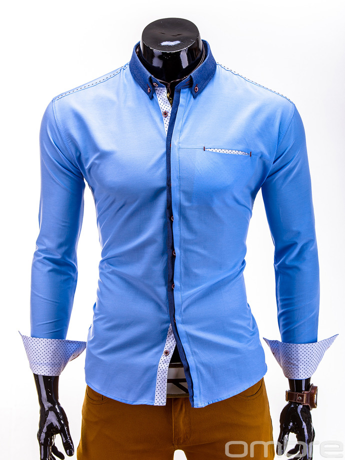Рубашка – синяя К235