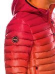 Мужская куртка демисезонная стеганая C319 - красная