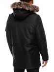 Мужская зимняя куртка C410 - чёрная