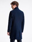 Мужской пальто C425 - тёмно-синий