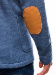 Мужской пиджак повседневнный M07 - джинсовый