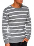 Мужской свитер E155 - серый