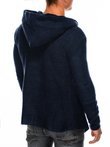 Мужской свитер E165 - тёмно-синий