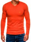 Мужской свитер E74 - оранжевый