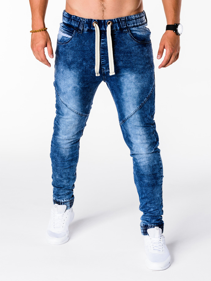 Чоловічі джинси P174 - темний джинс