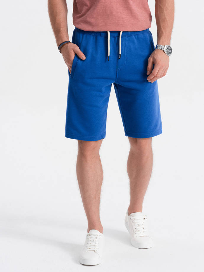 Чоловічі короткі шорти з кишенями - сині V5 OM-SRBS-0109