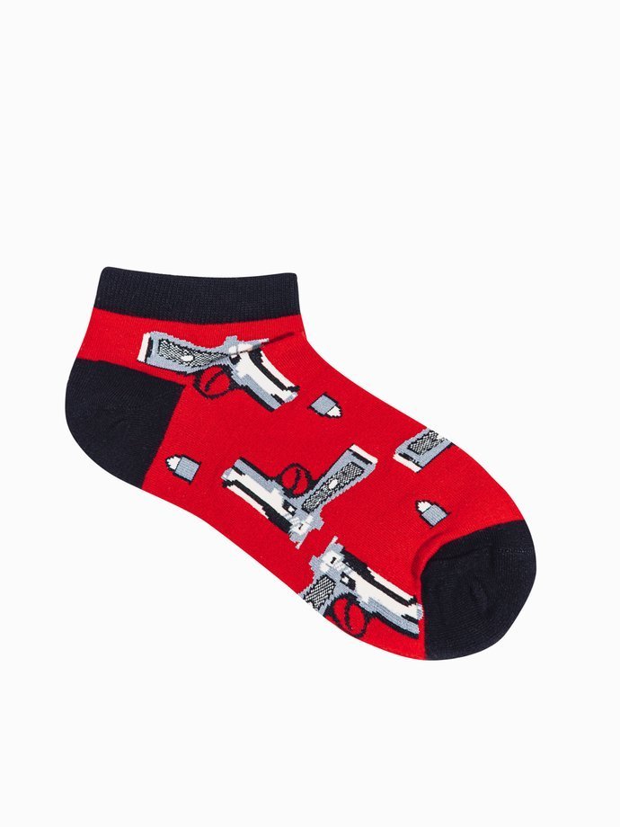 Чоловічі шкарпетки - червоний U173
