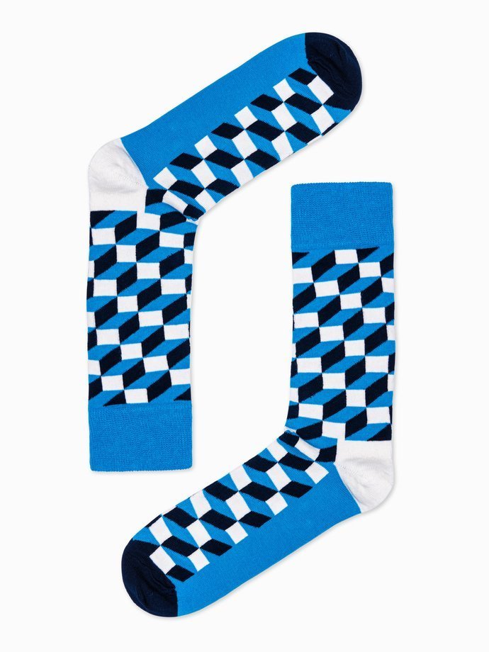 Чоловічі шкарпетки - синій U84