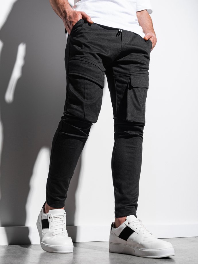 Чоловічі штани джоггери - чорний P999
