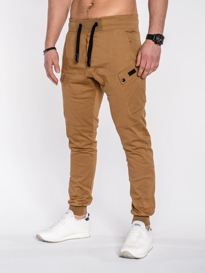 Чоловічі штани джоггери P474 - руді