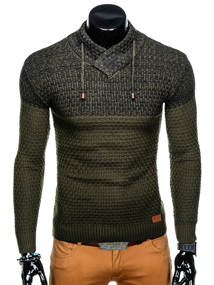 Чоловічий светр - хакі Е137