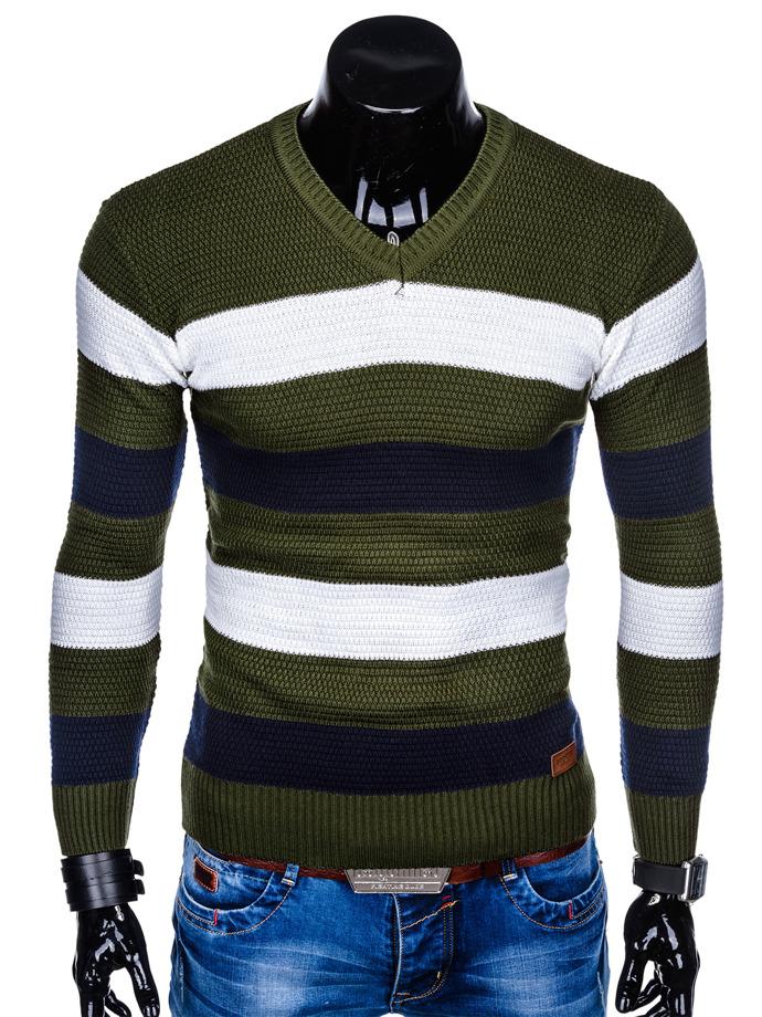 Чоловічий светр - хакі Е144