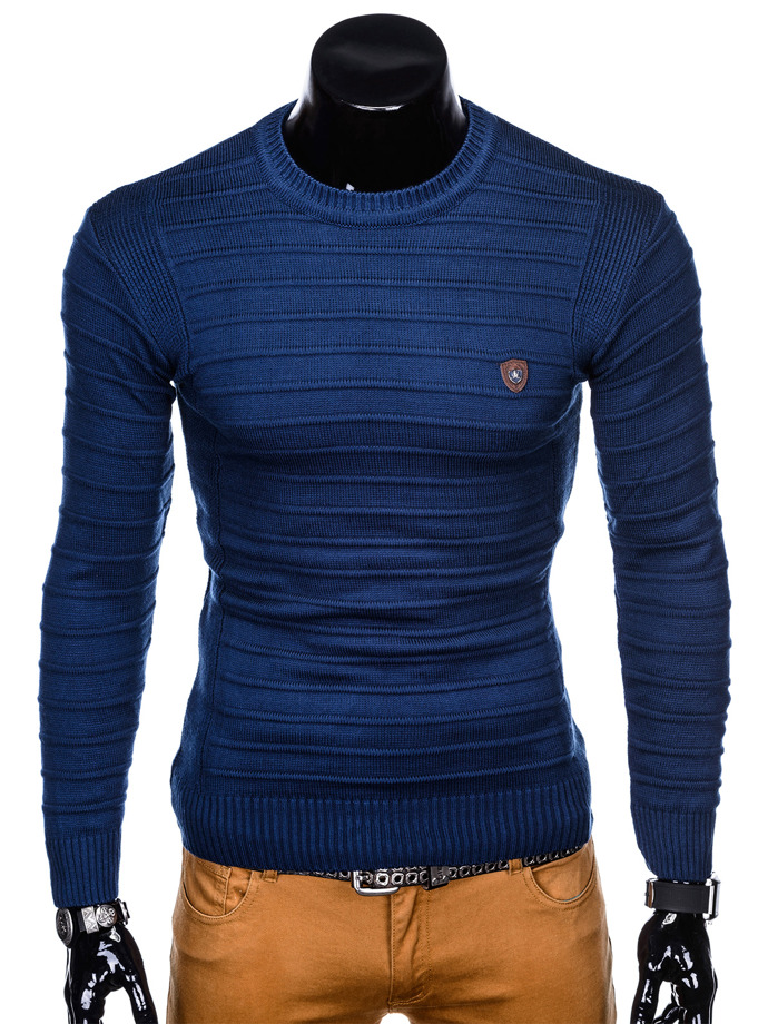 Чоловічий светр - синій E139