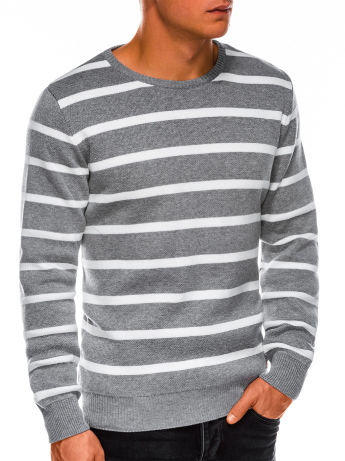 Чоловічий светр - сірий E155