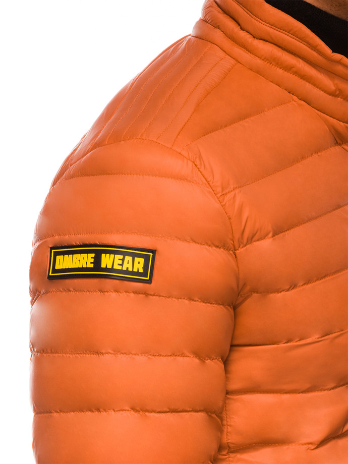Куртка чоловіча демісезонна стьобана C290 - оранжева