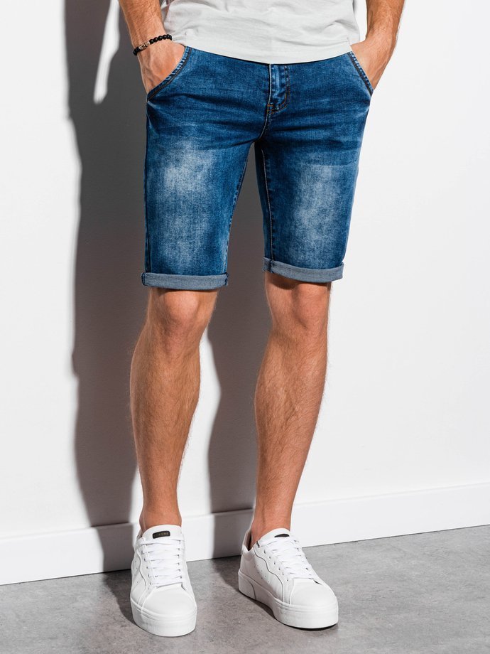 Шорти чоловічі джинсові - синій W057