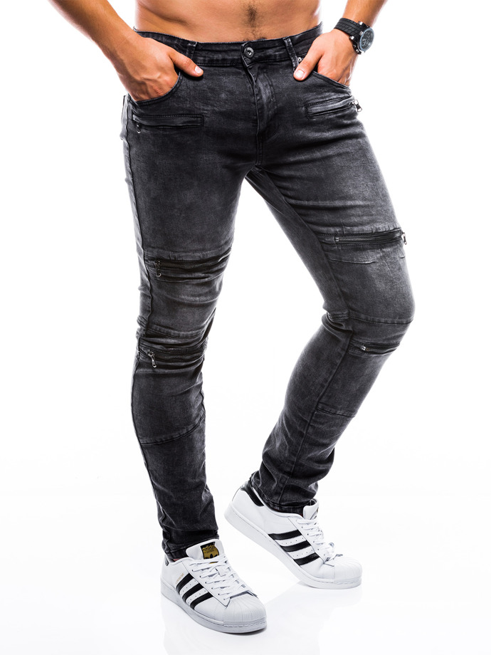 Штани чоловічі джинсові - чорні P751