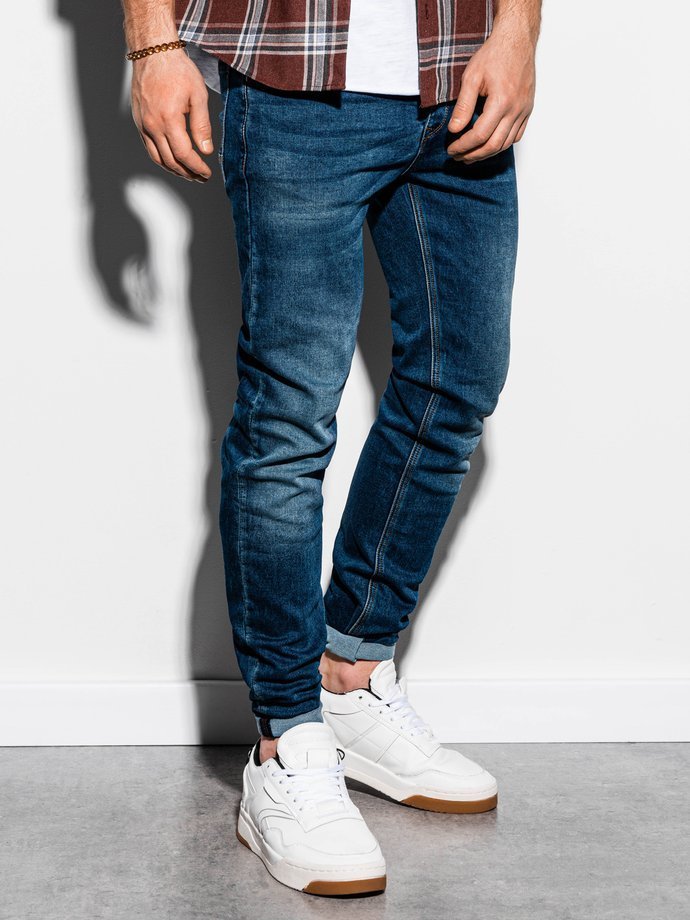 Штани чоловічі джинсові – темний джинс P864