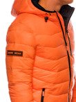 Чоловіча зимова куртка C371 - помаранчева