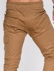 Чоловічі штани джоггери P391 - руді