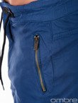 Чоловічі штани джоггери P417 - темно-сині