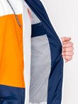 Куртка чоловіча демісезонна вітровка C201 - оранжева