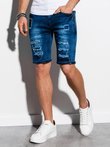 Шорти чоловічі джинсові W131 -темно-сині