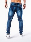 Штани чоловічі джинсові P566 - темно-сині
